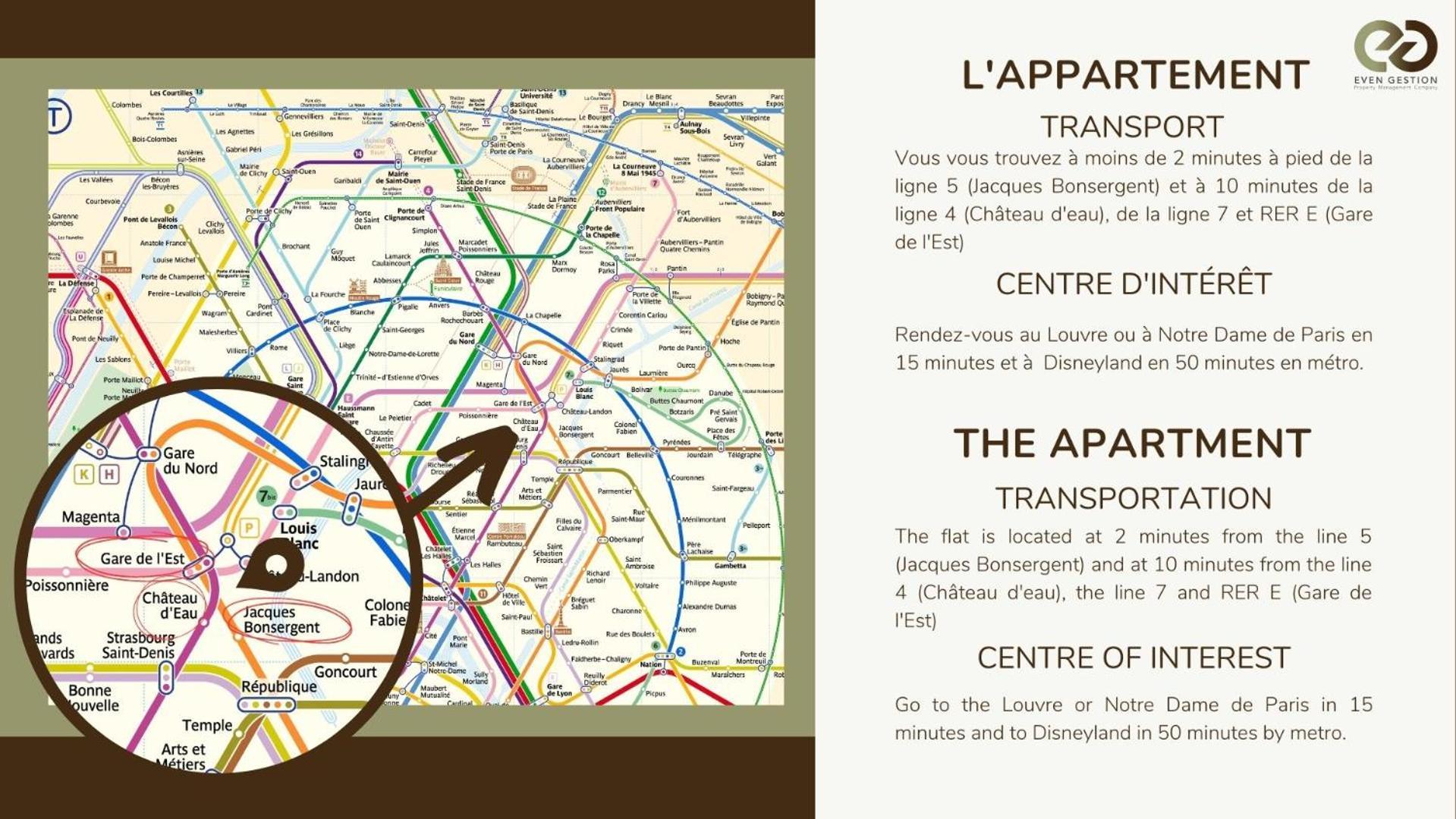 New And Cosy In Heart Of Paris, 12e, 4pers * Parijs